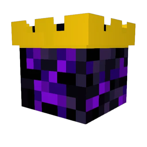 0BSIDIANYT Minecraft avatar head, 3D render