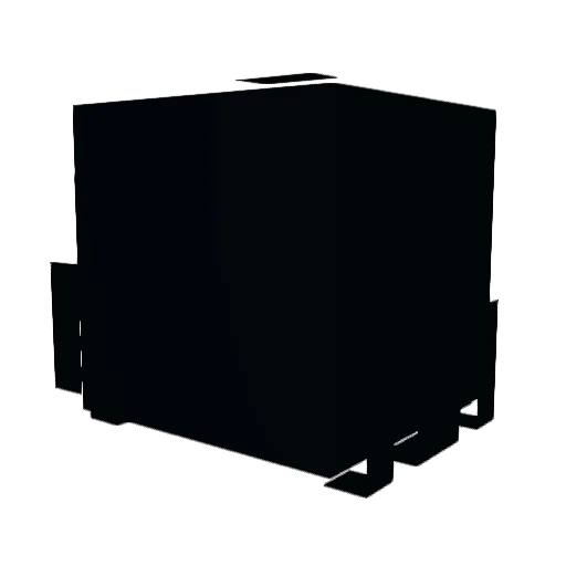 0BVAC1D Minecraft avatar head, 3D render