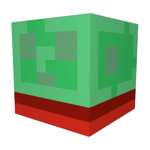 0Blur0 Minecraft avatar head, 3D render