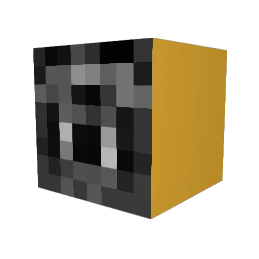 0Bry Minecraft avatar head, 3D render