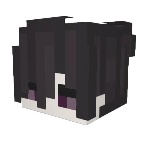 0Byte_ Minecraft avatar head, 3D render