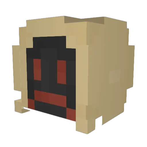 0CandyCanes0 Minecraft avatar head, 3D render