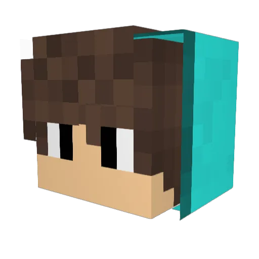 0CpsPaul Minecraft avatar head, 3D render