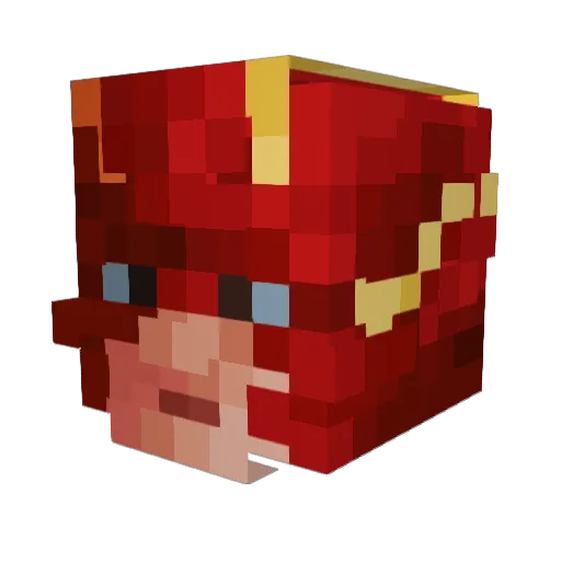 0DNCZ0 Minecraft avatar head, 3D render
