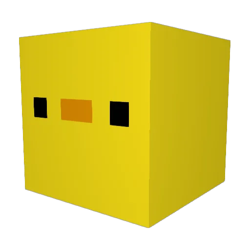 0DOWNS0 Minecraft avatar head, 3D render