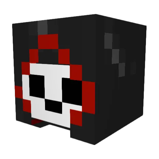 0Deti Minecraft avatar head, 3D render