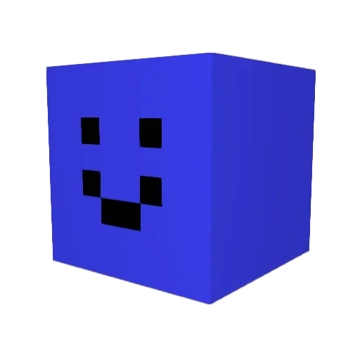 0Effect00 Minecraft avatar head, 3D render