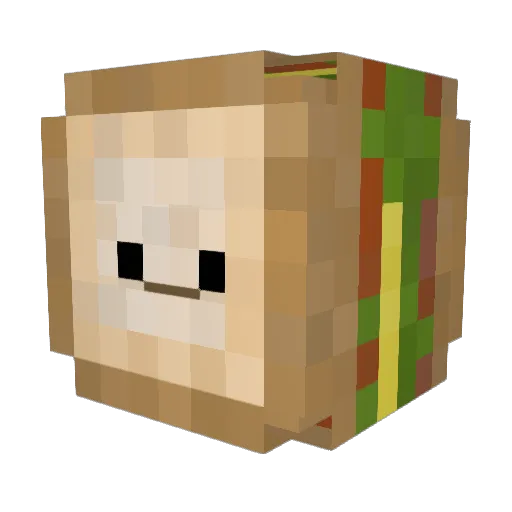 0Fr0sty0 Minecraft avatar head, 3D render