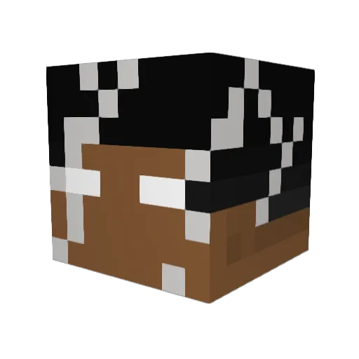 0HH0 Minecraft avatar head, 3D render