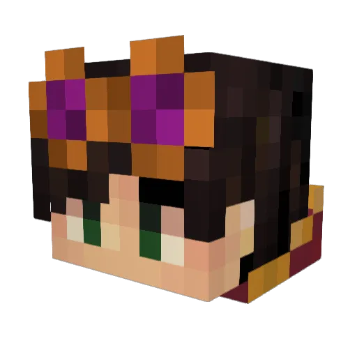 0HeroMe0 Minecraft avatar head, 3D render
