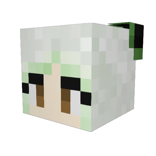 0Hylia0 Minecraft avatar head, 3D render