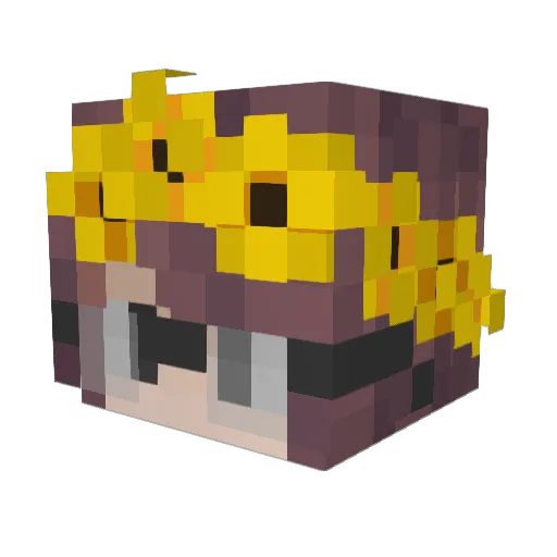 0Ir_is1 Minecraft avatar head, 3D render