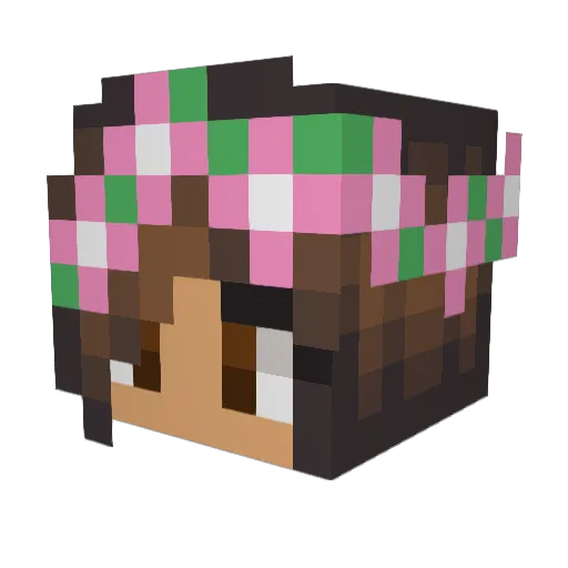 0Junkbot095 Minecraft avatar head, 3D render