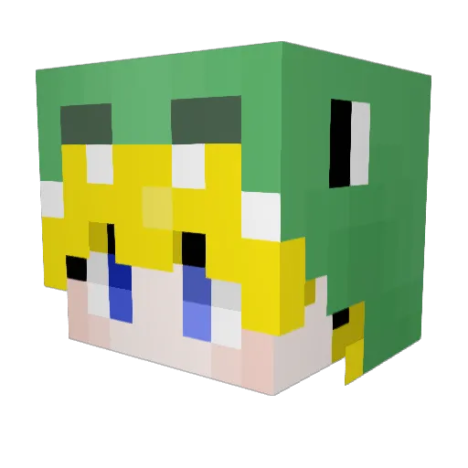 0Jyae0 Minecraft avatar head, 3D render