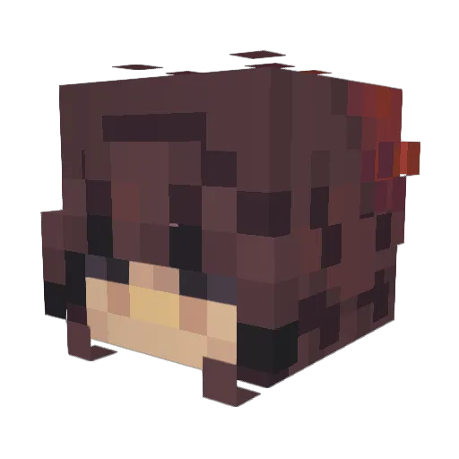 0KST3PH Minecraft avatar head, 3D render
