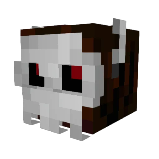 0LIV3RFVKKR Minecraft avatar head, 3D render