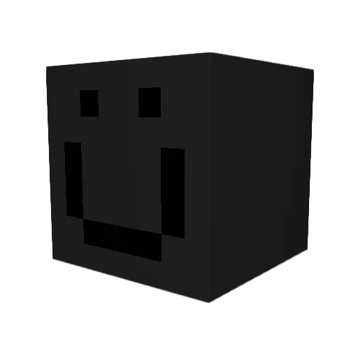0Lain Minecraft avatar head, 3D render