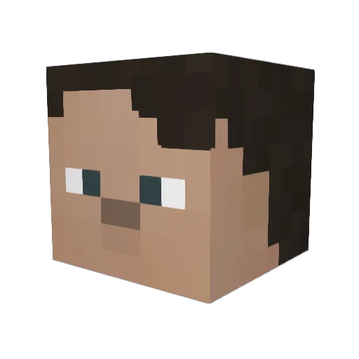 0Monarch0 Minecraft avatar head, 3D render