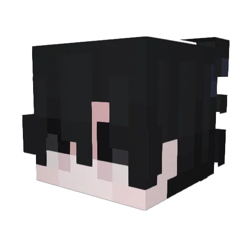 0Mustafa Minecraft avatar head, 3D render