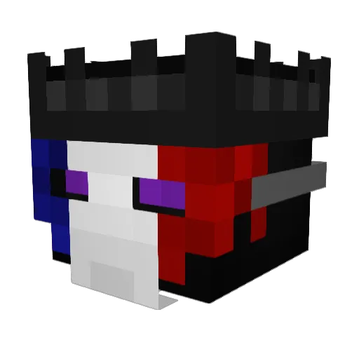 0N1Y_BEST Minecraft avatar head, 3D render