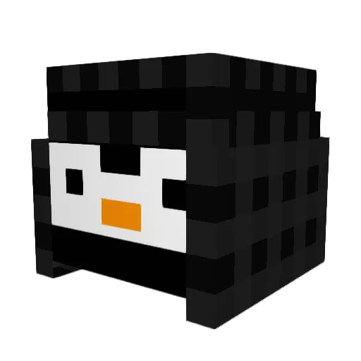 0NLYTOBY Minecraft avatar head, 3D render