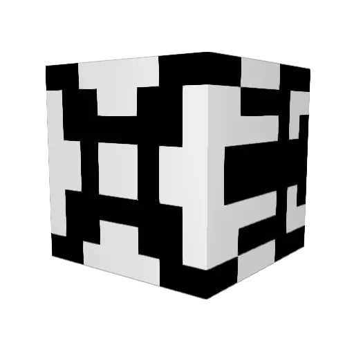 0NT0S Minecraft avatar head, 3D render
