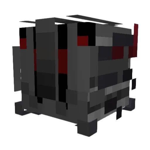 0NaN9 Minecraft avatar head, 3D render