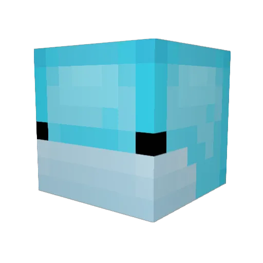 0Norbert Minecraft avatar head, 3D render