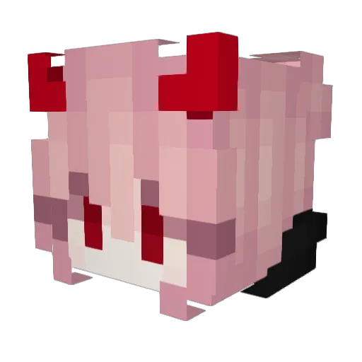 0PureDevil0 Minecraft avatar head, 3D render