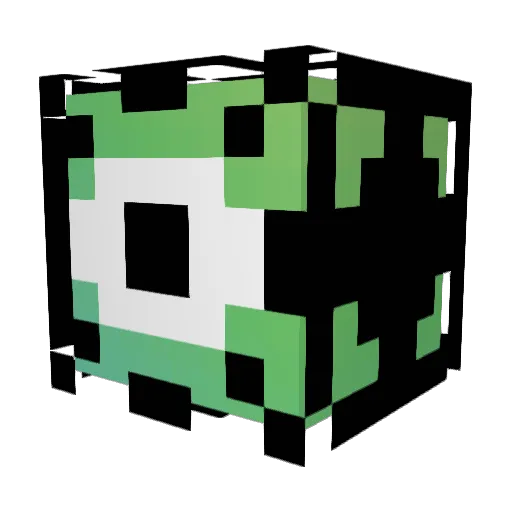 0RAR0 Minecraft avatar head, 3D render