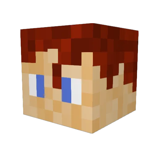 0RYZY0 Minecraft avatar head, 3D render