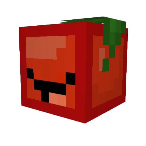 0Riri Minecraft avatar head, 3D render