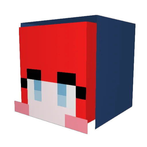 0SHINE0 Minecraft avatar head, 3D render