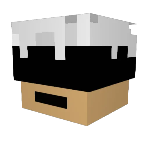 0Sade Minecraft avatar head, 3D render