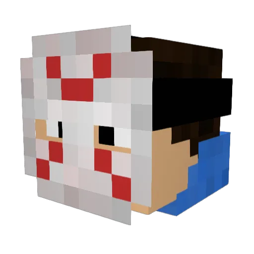 0ScorpionKiller0 Minecraft avatar head, 3D render