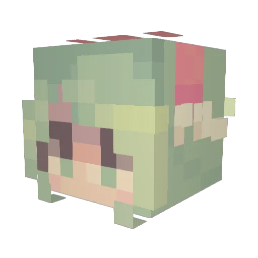 0Sentry0 Minecraft avatar head, 3D render