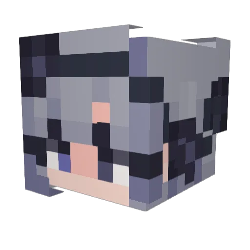 0Shanti0 Minecraft avatar head, 3D render
