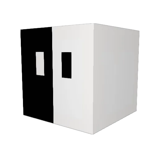 0Smoke Minecraft avatar head, 3D render