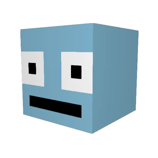 0TL13Alt9 Minecraft avatar head, 3D render