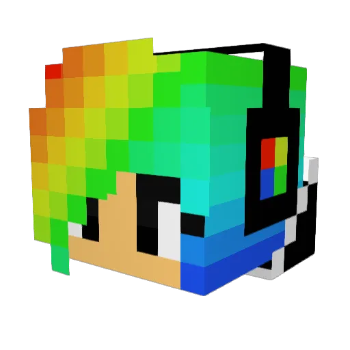 0Talking_Soda123 Minecraft avatar head, 3D render