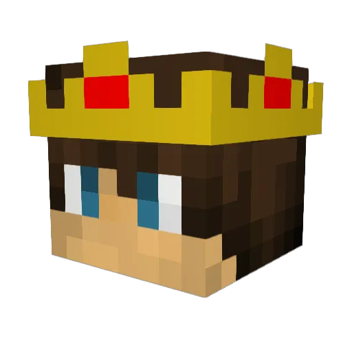 0The_Dude0 Minecraft avatar head, 3D render