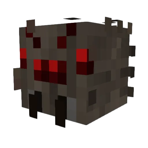 0VL7 Minecraft avatar head, 3D render