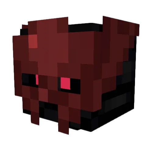0Waves0 Minecraft avatar head, 3D render