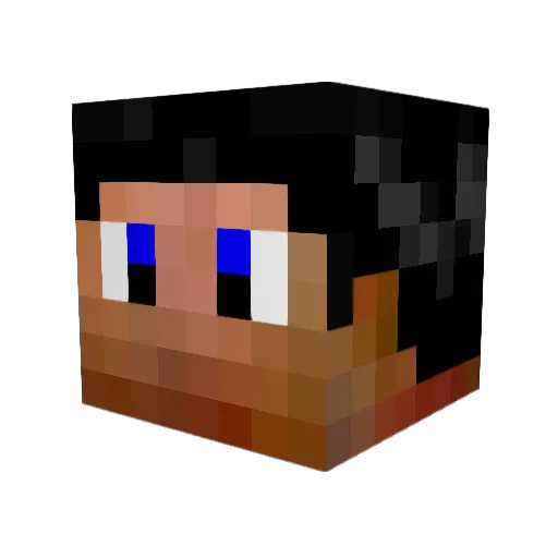 0XoroX0 Minecraft avatar head, 3D render