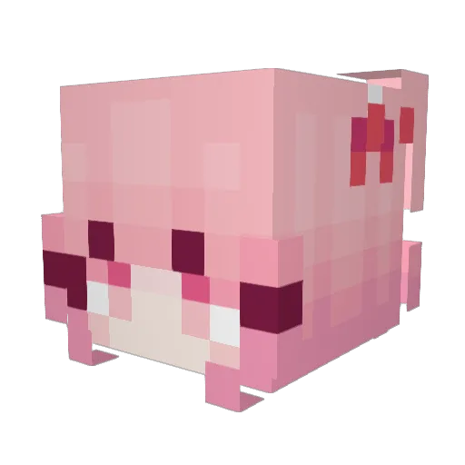 0Yuka0 Minecraft avatar head, 3D render