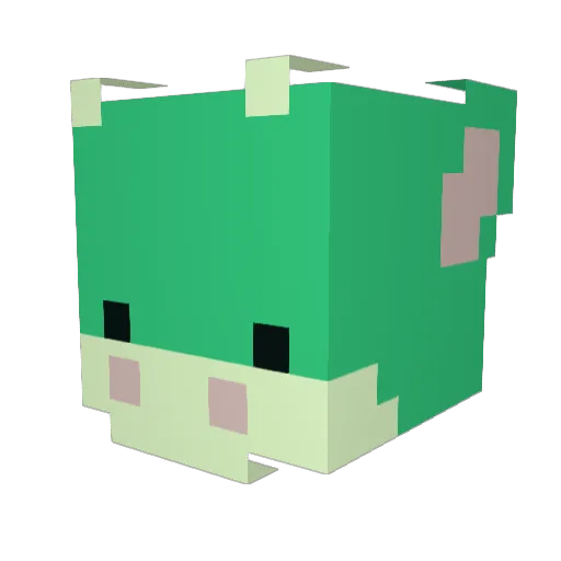 0_0Hwan Minecraft avatar head, 3D render