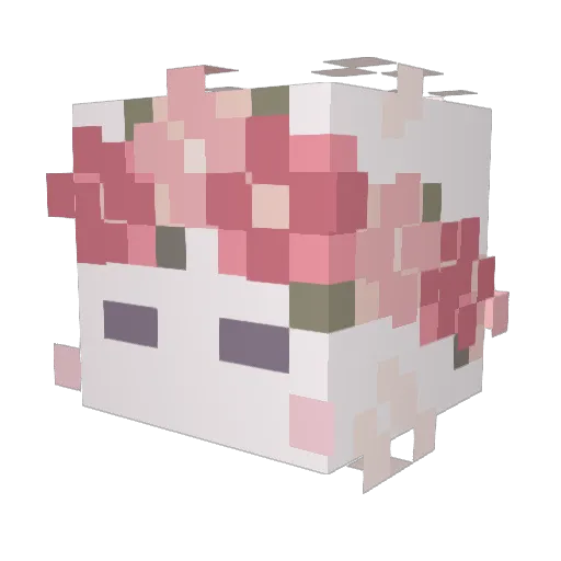 0_Espresso Minecraft avatar head, 3D render
