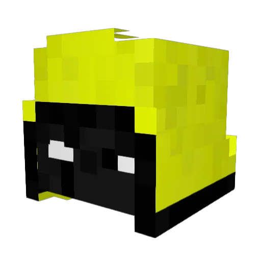 0_Hastur_0 Minecraft avatar head, 3D render