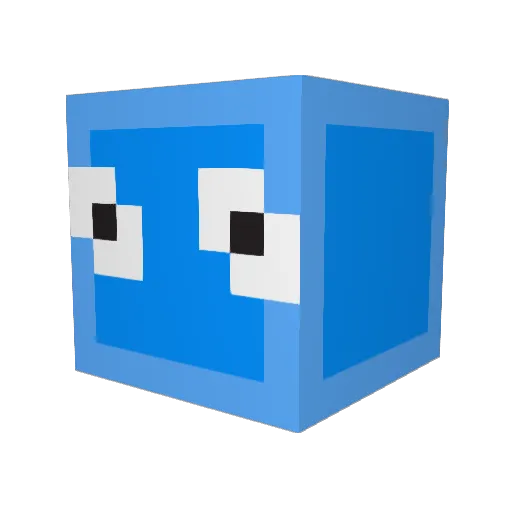 0_Menace_0 Minecraft avatar head, 3D render