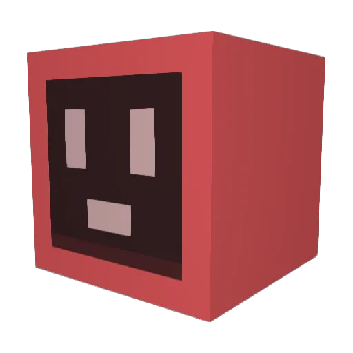 0_Nero_0 Minecraft avatar head, 3D render